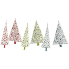 Набір брадс Holiday Tree від компанії Eyelet Outlet, 12 шт