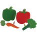 Набор брадсов Vegetable от компании Eyelet Outlet, 12 шт
