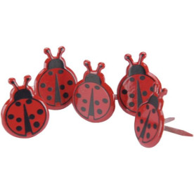 Набір брадс Ladybug від компанії Eyelet Outlet, 12 шт