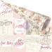 Лист двостороннього скраппаперу, Love Story, Notes That Last Forever, 30х30 см, Prima
