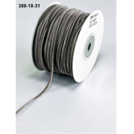 Вельветова стрічка сріблястого кольору 90 см від May Arts