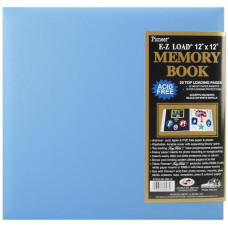 Альбом для скрапбукінгу Leatherette Postbound Album - Baby Blue 30x30 см від Pioneer
