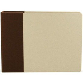 Тканевый альбом для скрапбукинга Cloth D-Ring Album - Chestnut 20х20 см от American Crafts