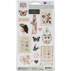 Набір чіпбордів-стікерів, My Sweet, 31 шт, Prima