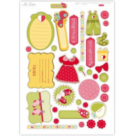 Набір вирубування "Дівчинка", 30х21 см від Lesia Zgharda