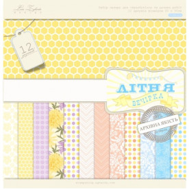 Набір паперу "Сукні Маленької" 12 листів 30х30 см від Lesia Zgharda