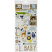 Набор клеевого чипборда Baby Boy - Accents, 15х32 см, Echo Park