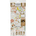 Набор клеевого чипборда Baby Girl - Accents, 15х32 см, Echo Park
