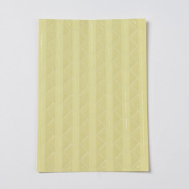 Набір куточків для фотографій, прозорий, розмір куточка 12x15,5мм, ок, 102шт/ліст