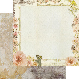 Лист двостороннього скраппаперу з фольгуванням Capri Carolina - Capri, Prima