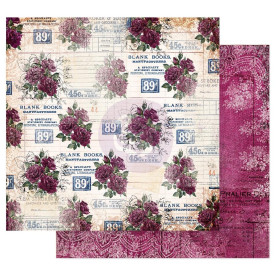 Лист двостороннього скраппаперу з фольгуванням Born To Make History - Darcelle, Prima