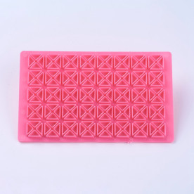 Кулінарний молд, Візерунок трикутники, 124х75х20 мм