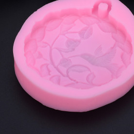 Силіконовий молд, Ялинкова іграшка, 95x84x19 мм