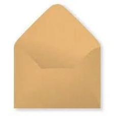 Крафт конверт 75х75 мм 70 г/м2 (треугольный клапан)