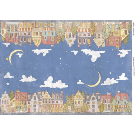 Декупажная карта #000155, 29,7x42 см, Фабрика Декора