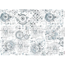 Декупажная карта #000219, 29,7x42 см, Фабрика Декора