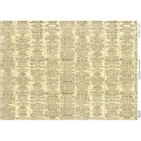 Декупажна карта #000449, 29,7x42 см, Фабрика Декору