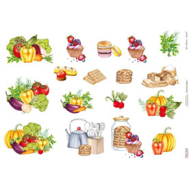 Декупажная карта #000611, 29,7x42 см, Фабрика Декора