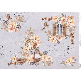 Декупажна карта #000635, 29,7x42 см, Фабрика Декору