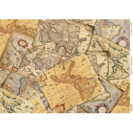 Декупажная карта #00074, 29,7x42 см, Фабрика Декора