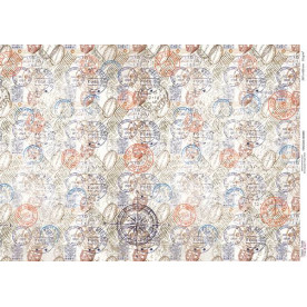 Декупажная карта #00089, 29,7x42 см, Фабрика Декора