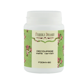 Матовий лак для декупажу 80мл, Фабрика Декору