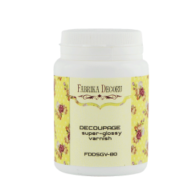 Високоглянцевий лак для декупажу 80мл, Фабрика Декору
