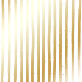 Аркуш паперу з фольгуванням Golden Stripes White 30,5х30,5 см, Фабрика Декора