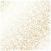 Лист одностороннього паперу з фольгуванням Golden Poinsettia White 30,5х30,5 см