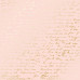 Аркуш паперу з фольгуванням Golden Text Peach 30,5х30,5 см, Фабрика Декора