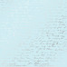 Аркуш паперу з фольгуванням Silver Text Blue 30,5х30,5 см, Фабрика Декора