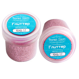 Глиттер Розовый шебби 20 мл, Фабрика Декора