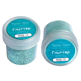Гліттер Блакитний шеббі 20 мл, Фабрика Декору
