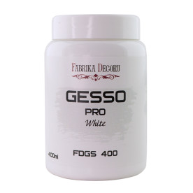Білий акриловий грунт ГЕССО 400 мл, Фабрика Декору