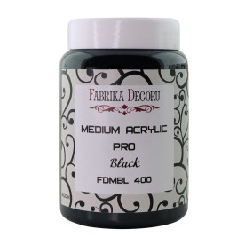 Медіум акриловий чорний 400 мл, Фабрика Декору