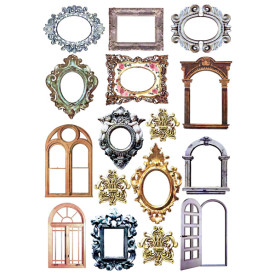 Оверлей Цветные рамки 21х29,7 см, Фабрика Декора