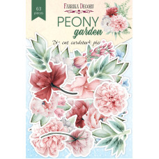 Набор высечек, Peony garden, 63 шт, Фабрика Декора