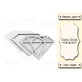 Заготівка для шейкера Кристал 8,7x11,2 колір Milk, Фабрика Декору