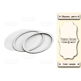 Заготівка для шейкера Овал-1 10,5x8 колір Milk, Фабрика Декору