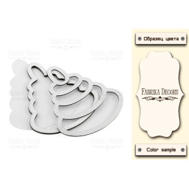 Заготівка для шейкера Пірамідка 9,5x8,2 колір Milk, Фабрика Декору