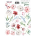 Набір наклейок, стікерів, 27 шт, Peony garden, # 215, Фабрика Декору
