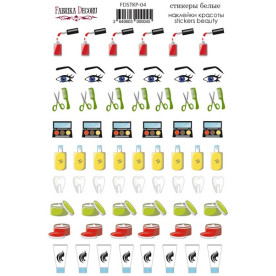 Набір наклейок для планерів Наклейки краси # 04, Фабрика Декору