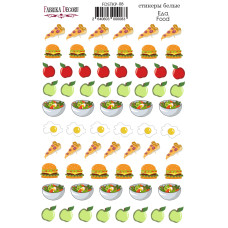 Набір наклейок для планерів Їжа # 08, Фабрика Декору