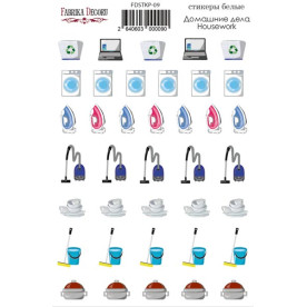 Набір наклейок для планерів Домашні справи № 09, Фабрика Декору