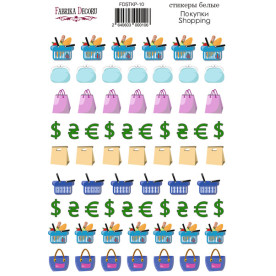 Набір наклейок для планерів Покупки # 10, Фабрика Декору