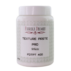 Текстурная паста, цвет Белый 400 мл, Фабрика Декора