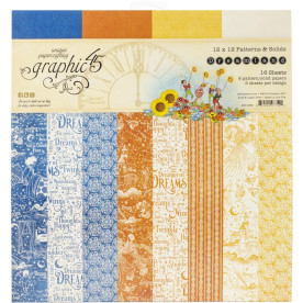 Набор фоновой бумаги для скрапбукинга Dreamland, 8 листов, 30х30 см, Graphic 45