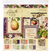 Набір паперу для скрапбукінгу Fruit & Flora, 16 аркушів + наклейки, 30х30 см, Graphic 45