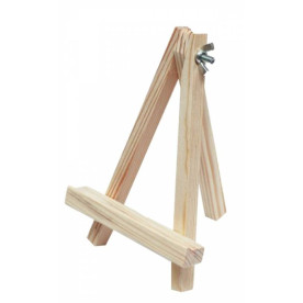 Мольберт настільний А6 (1 шт.), сувенірний, 11х11х15см., макс. висота полотна 20см., ROSA Studio