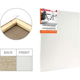 Подрамник, 20 * 20 см, среднее зерно, акрил, лен, ROSA